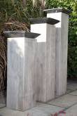 Set of 3 Decorative Columns