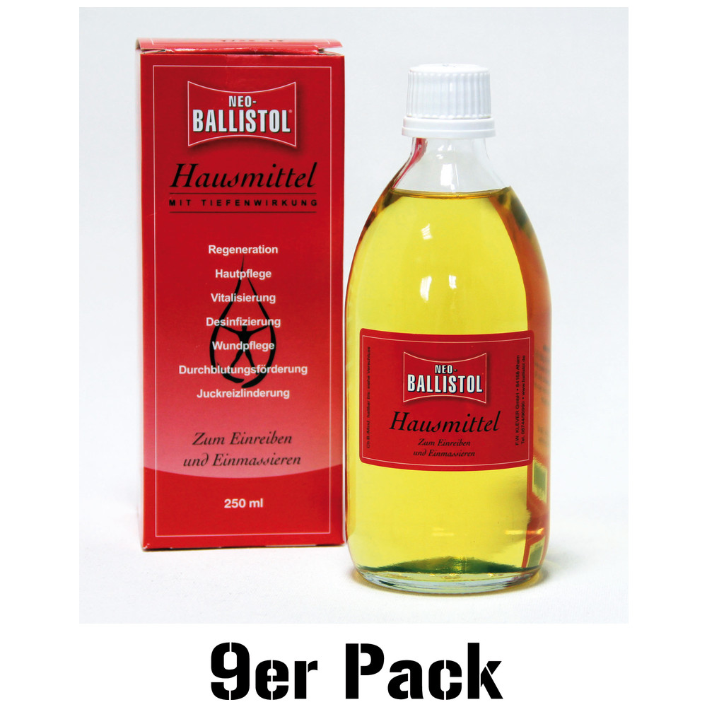 Set of 9 NEO-BALLISTOL Household Remedy