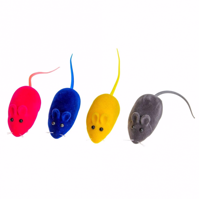 Katzenspielzeug Maus mit Squeaker und Catnip