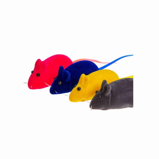 Katzenspielzeug Maus mit Squeaker und Catnip