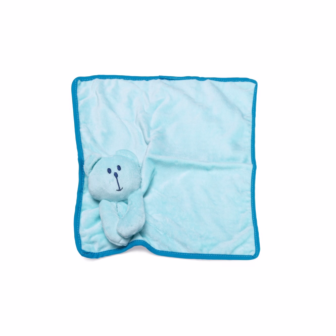 Welpenspielzeug und Kuscheldecke Bärchen