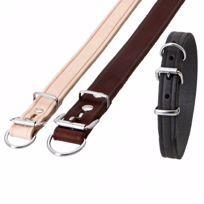 RONDO Lederhalsband mit Zugentlastung