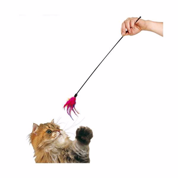 Federwedel für Katzen