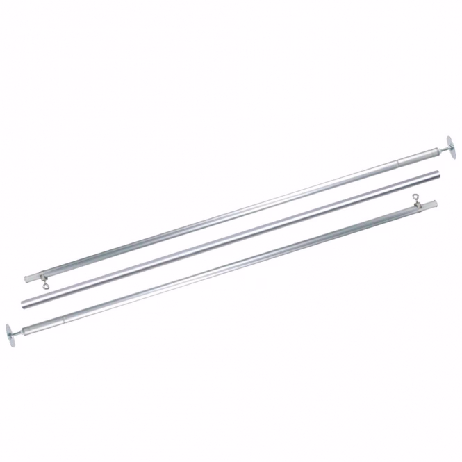 Trixie Netz-Spannstange, Aluminium, 1,28-3,25m
