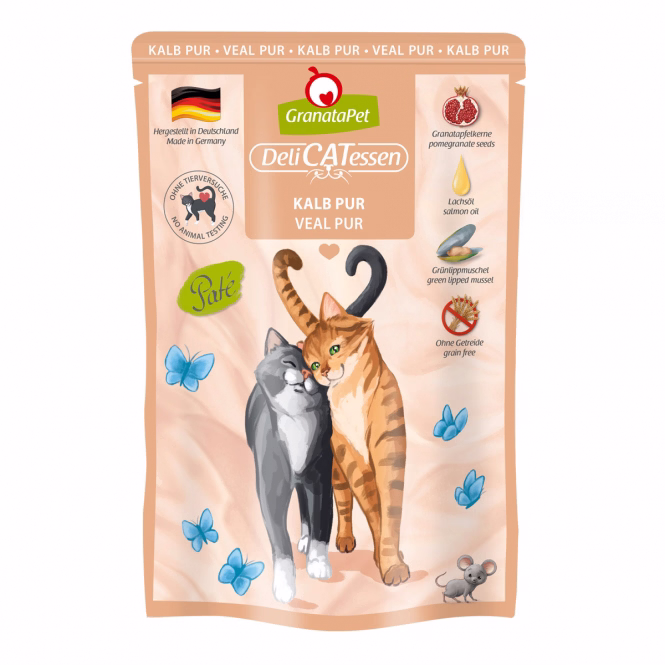 GranataPet Delicatessen Pouch Kalb PUR 85 g