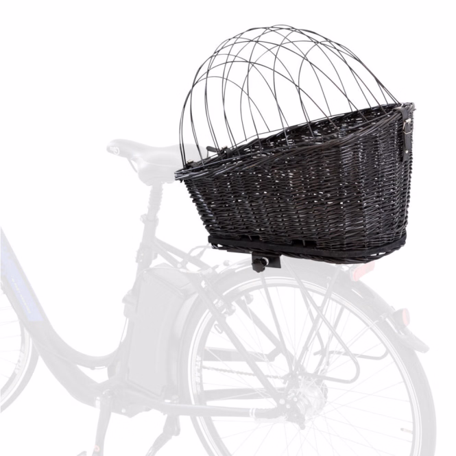 Trixie Fahrradkorb aus Weide für Gepäckträger