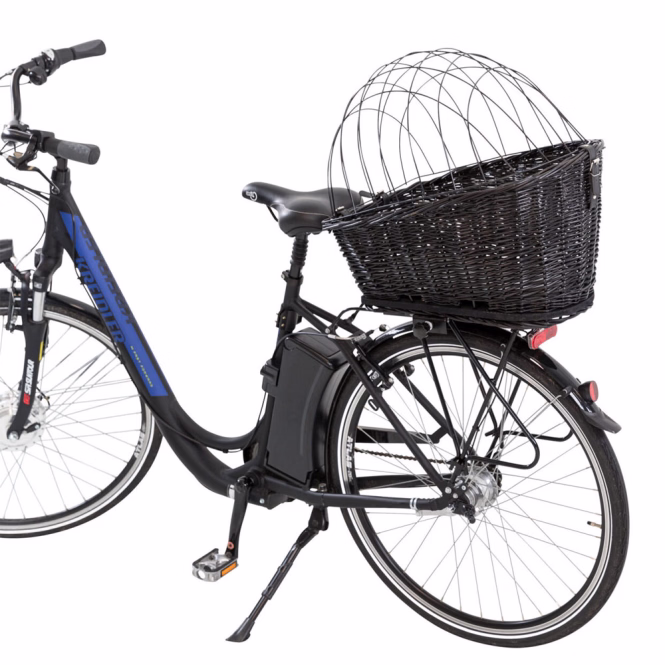 Trixie Fahrradkorb aus Weide für Gepäckträger