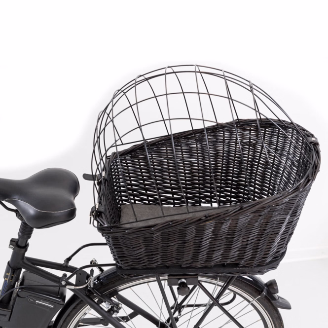 Trixie Fahrradkorb aus Weide für Gepäckträger