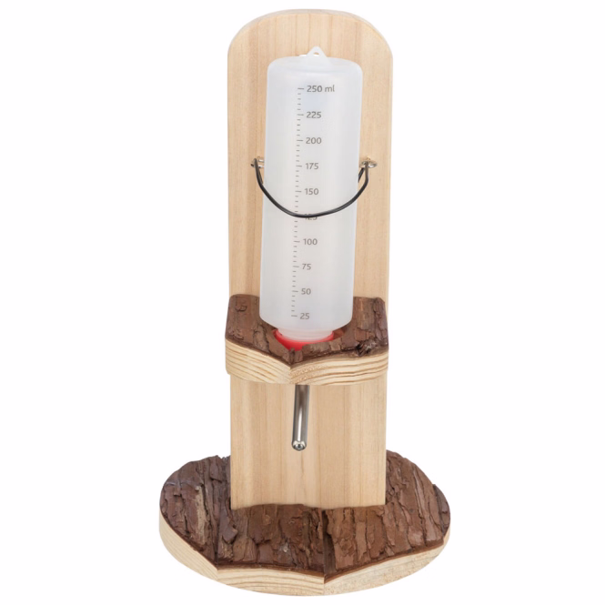 Tränkenhalter aus Rindenholz