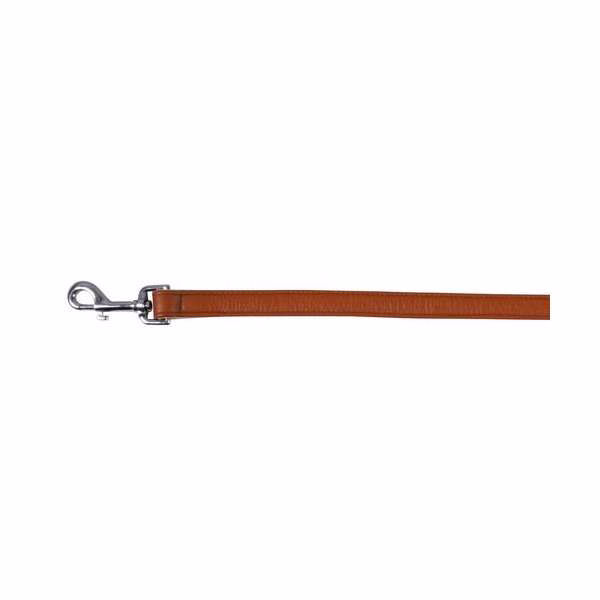 Trixie Büffelleder-Leine Bovini - Terrakotta, 14 mm/100 cm