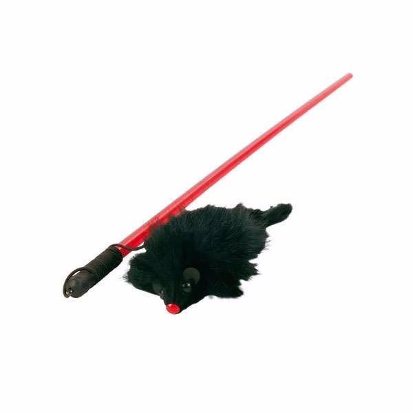 Trixie Kitty-Dangler Spielangel mit Maus - 50 cm
