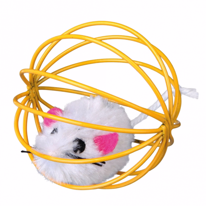 Spielmaus im Gitterball