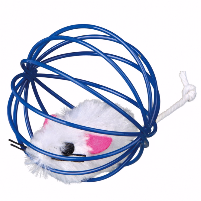 Spielmaus im Gitterball