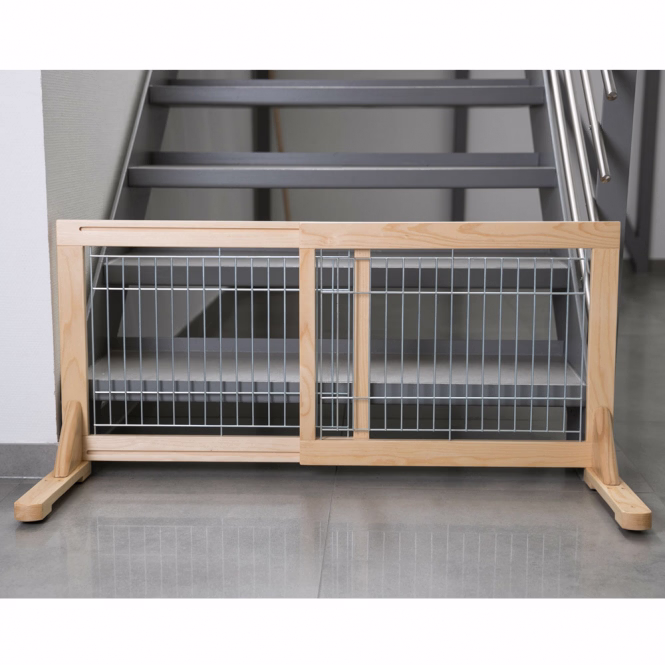 Hundeabsperrgitter aus Kiefernholz