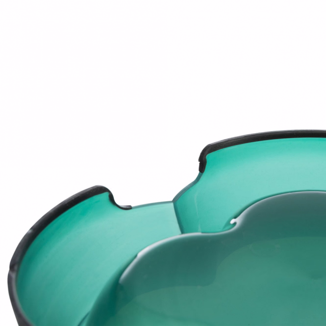 Transparenter Katzennapf aus Kunststoff