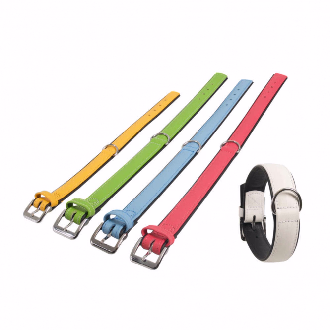Nappaleder-Halsband Pink, 50 cm