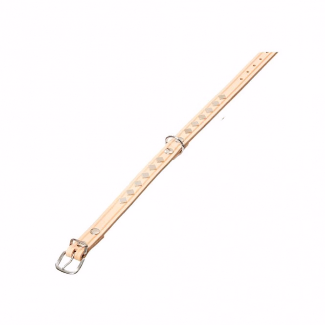 Rondo Lederhalsband Natur, 27 cm