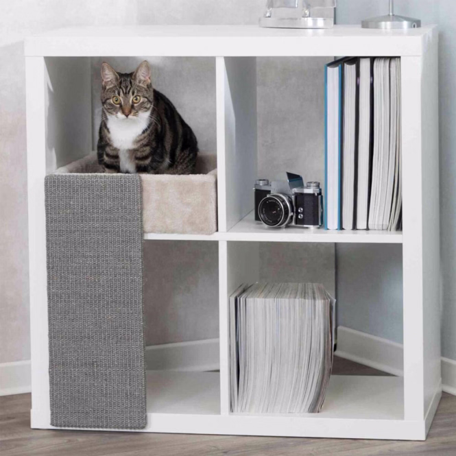 Katzenbett für Regale mit Kratzbrett