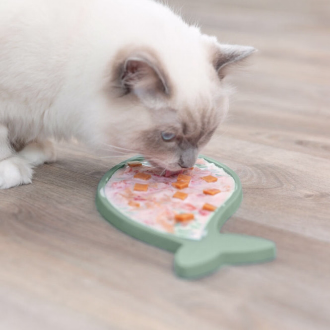 Lick'n'Snack Schleckmatte Fisch für Katzen