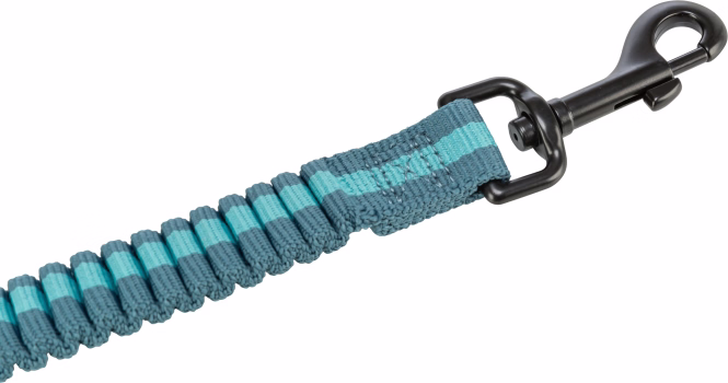 Trixie Jogging-Hundeleine - grafit/aqua
