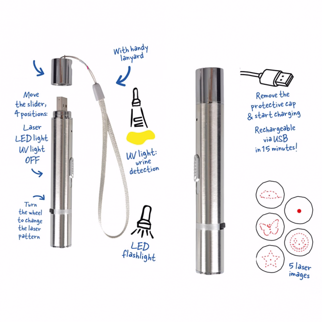 7-in-1-Laserpointer für Katzen