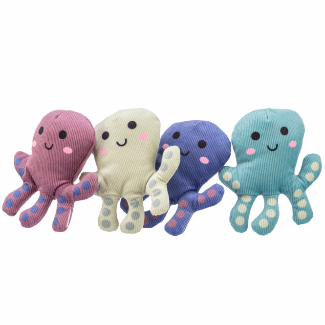 Plüsch-Oktopus mit Catnip für Katzen