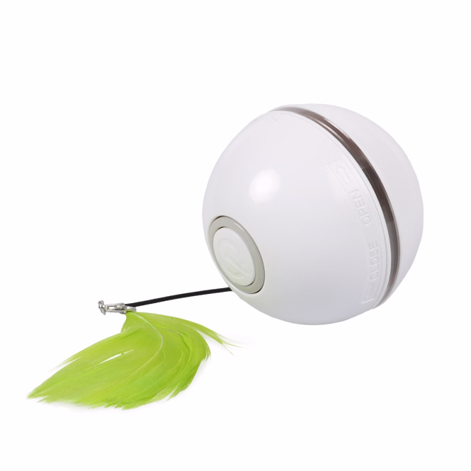 EBI Cat Toy Ball Chaser - weiß/grün