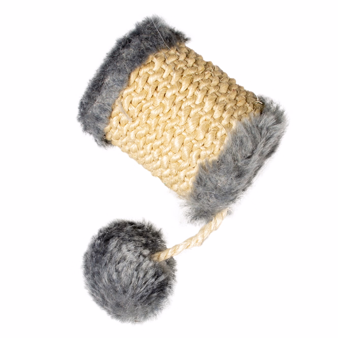 Katzenspielzeug Cushy Fass mit Ball