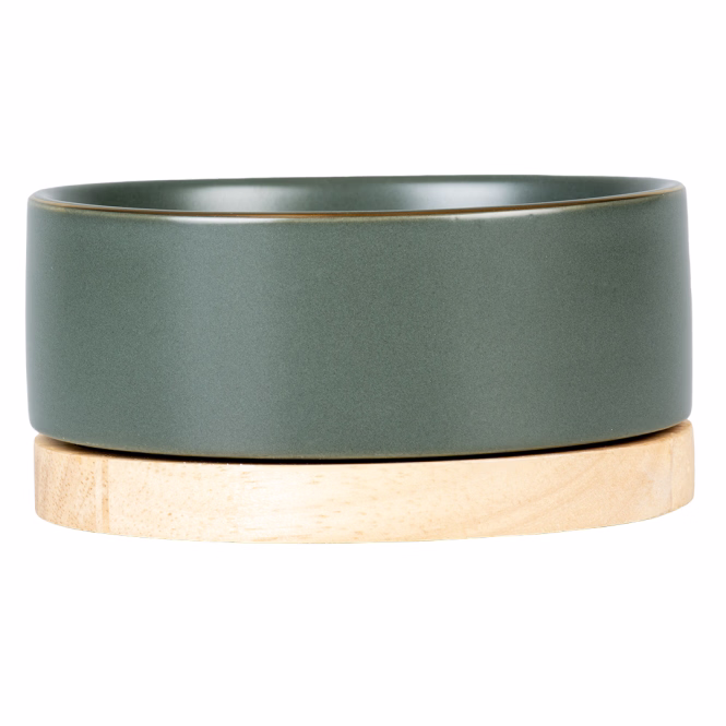 Duvoplus Keramiknapf Stone Timber dunkelgrün - 450ml