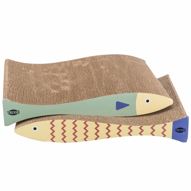 Kratzpappen-Fische mit Katzenminze