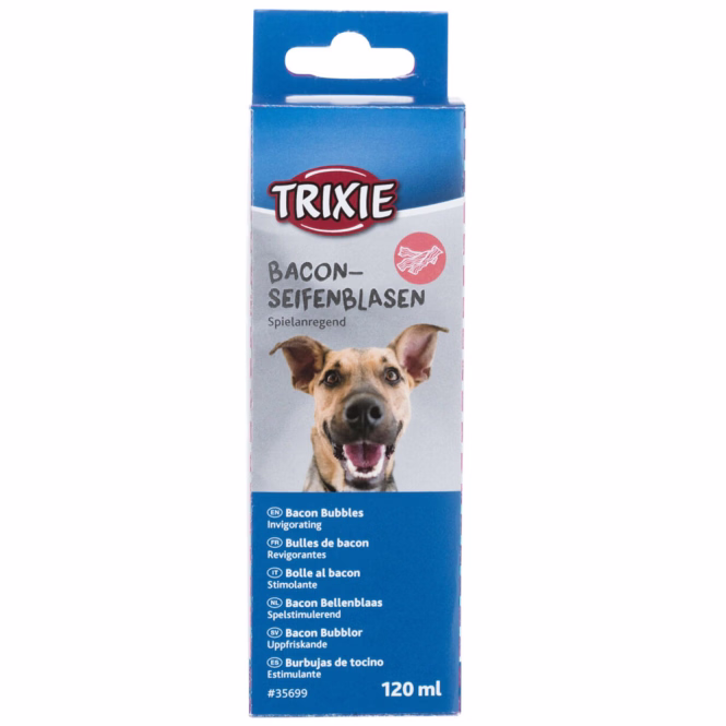 Seifenblasen für Hunde mit Bacon-Aroma