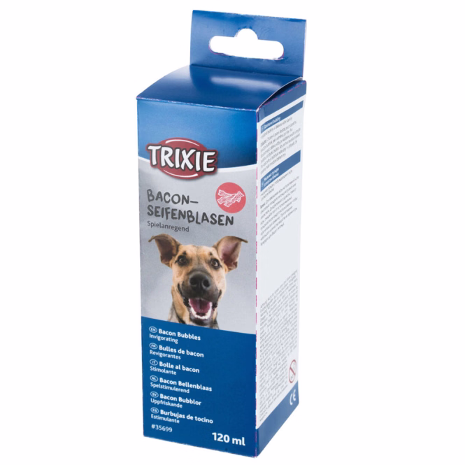 Seifenblasen für Hunde mit Bacon-Aroma
