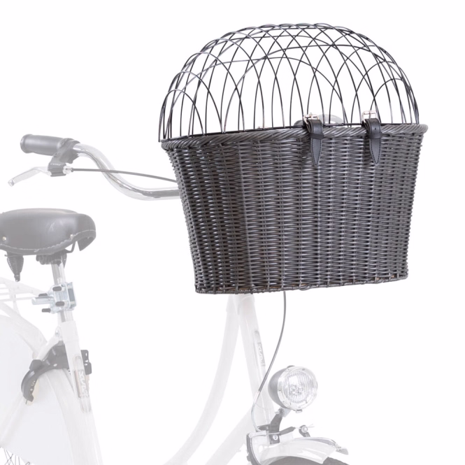 Trixie Front-Fahrradkorb aus Polyrattan