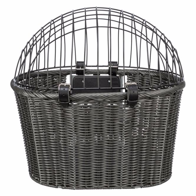Trixie Front-Fahrradkorb aus Polyrattan