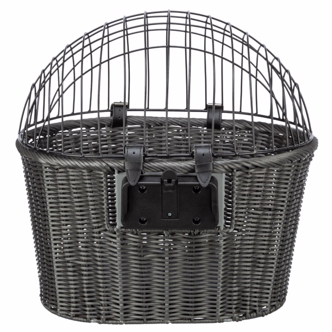Trixie Front-Fahrradkorb aus Polyrattan