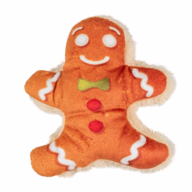 Duvoplus Xmas Fluffy Lebkuchenmann mit Catnip