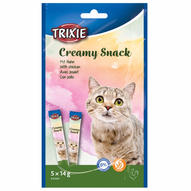 Trixie Creamy Snack mit Hühnerbrust - 5 × 14 g