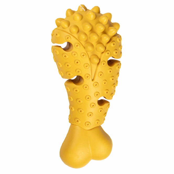Duvoplus Futterspielzeug Griplay Drumstick - Gelb