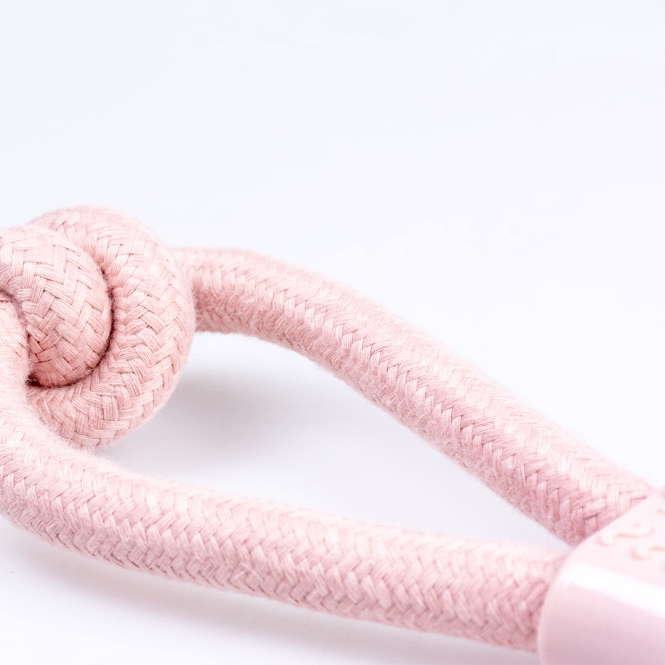 Zugring mit Knoten und Gummieinlage