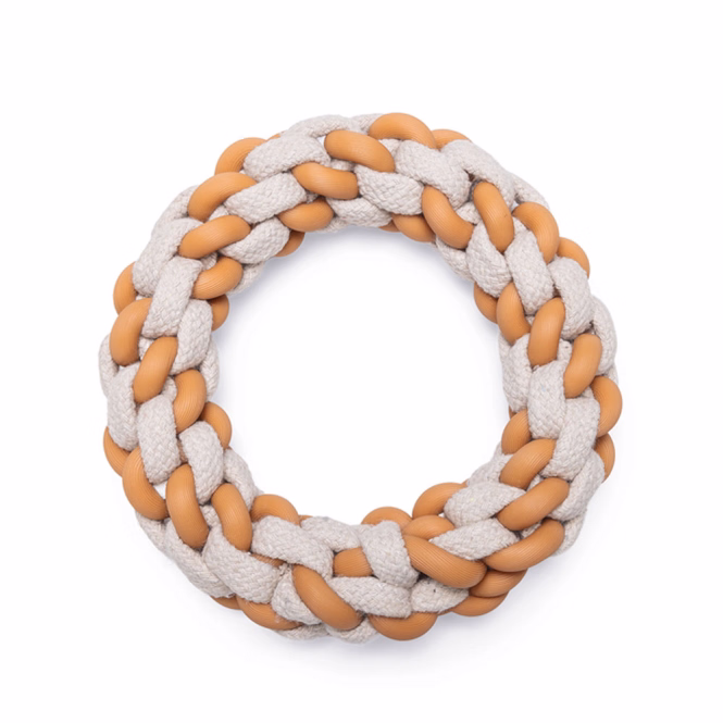 Beeztees Puppy Dental Seilring Mik - 14 x 14 x 3,2 cm
