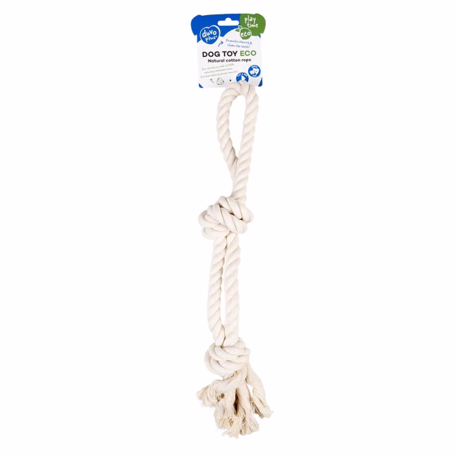 ECO Baumwollseil mit 2 Knoten und Schlaufe