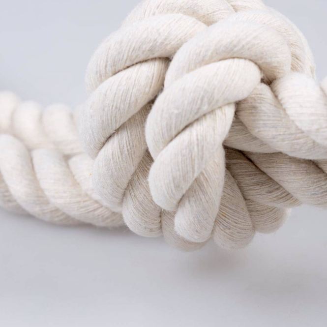 ECO Baumwollseil mit 2 Knoten und Schlaufe
