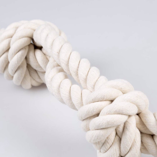 ECO Baumwollseil mit 3 Knoten und Schlaufe