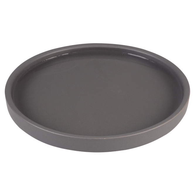 Duvoplus flacher Keramiknapf Stone Hush - grau
