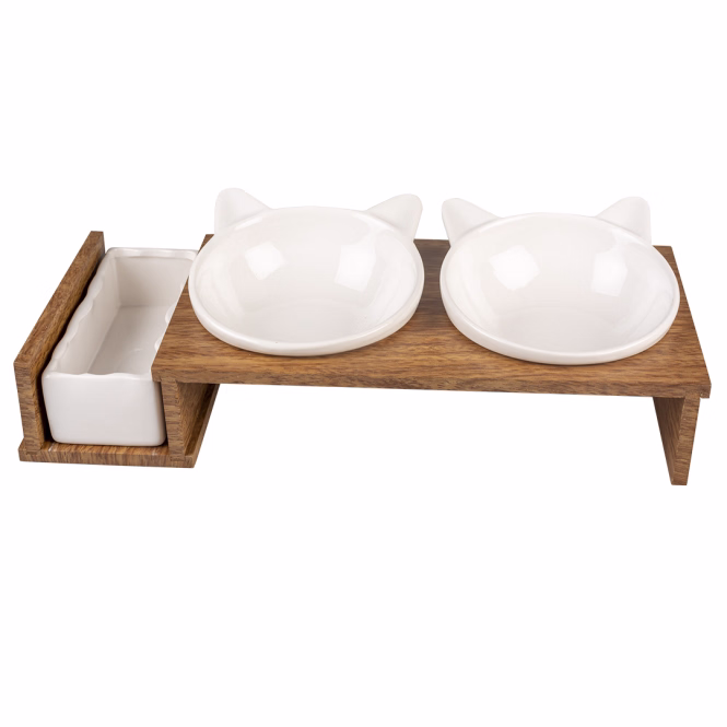 Duvoplus Dinner Set Stone UP Kitty Face
