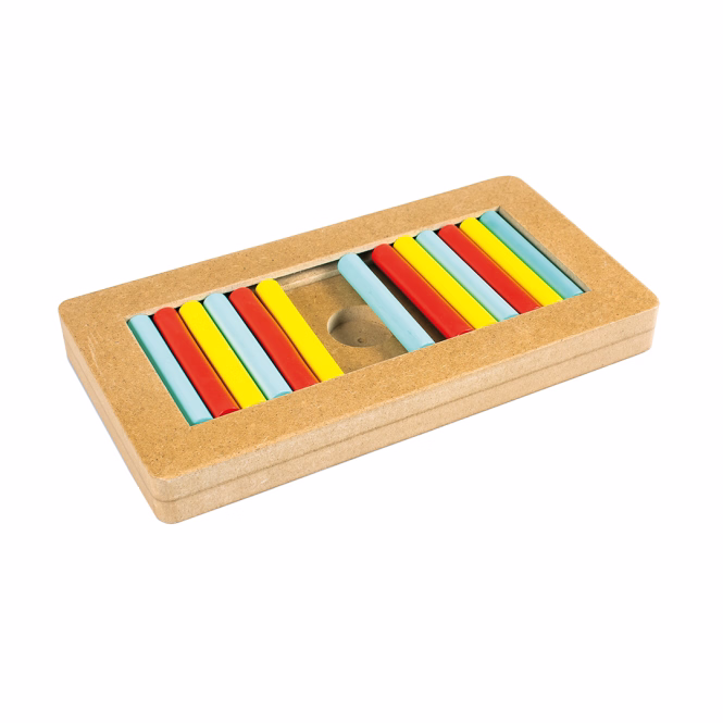 Slide-&-Snack-Puzzle aus Holz