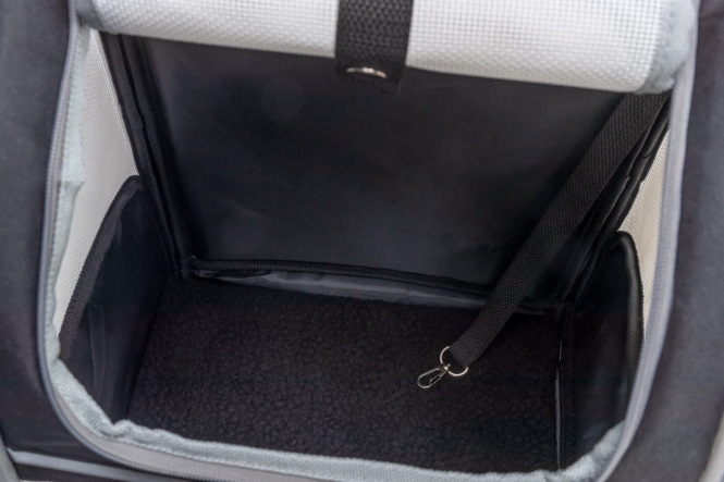 Trixie Rucksack Chloe - Hellgrau/Schwarz