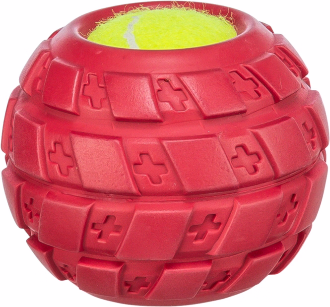Tennisball im Reifen