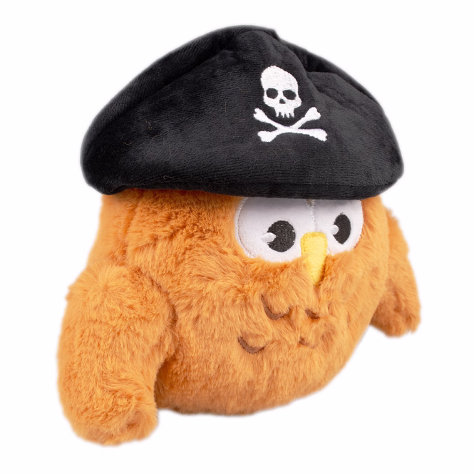 Plüschtier Eule Pirat