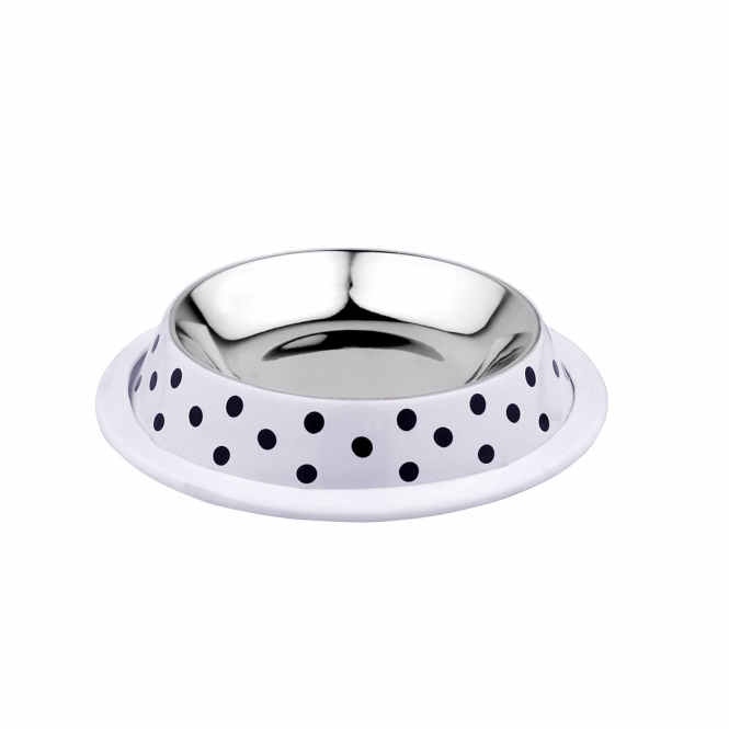 Duvoplus Edelstahlnapf Deco fix dots - 460ml